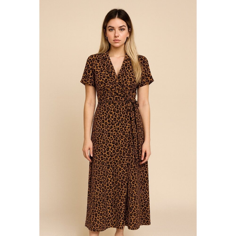 Leopard Print Maxi Dress